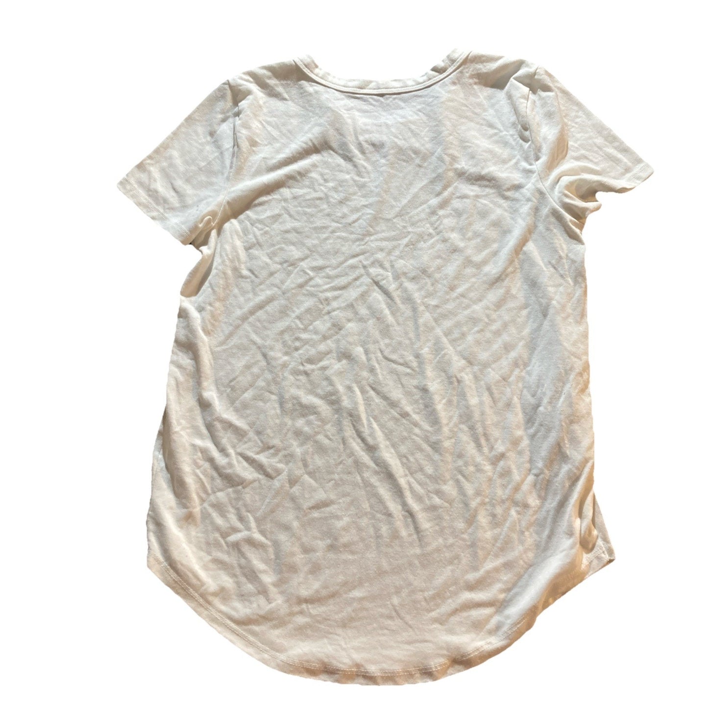 SO Favorite Crew Scoop Neck Short Pullover White Size XS Women’s
