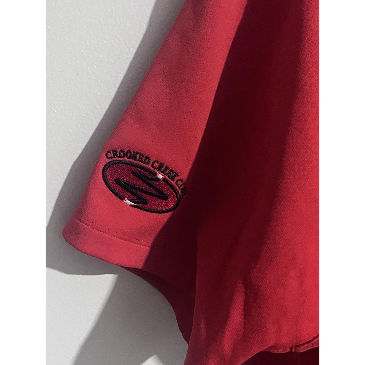 Nike Polo Shirt Mens XL Red Dri-FIT Colorblock Golf Collared Short Sleeve