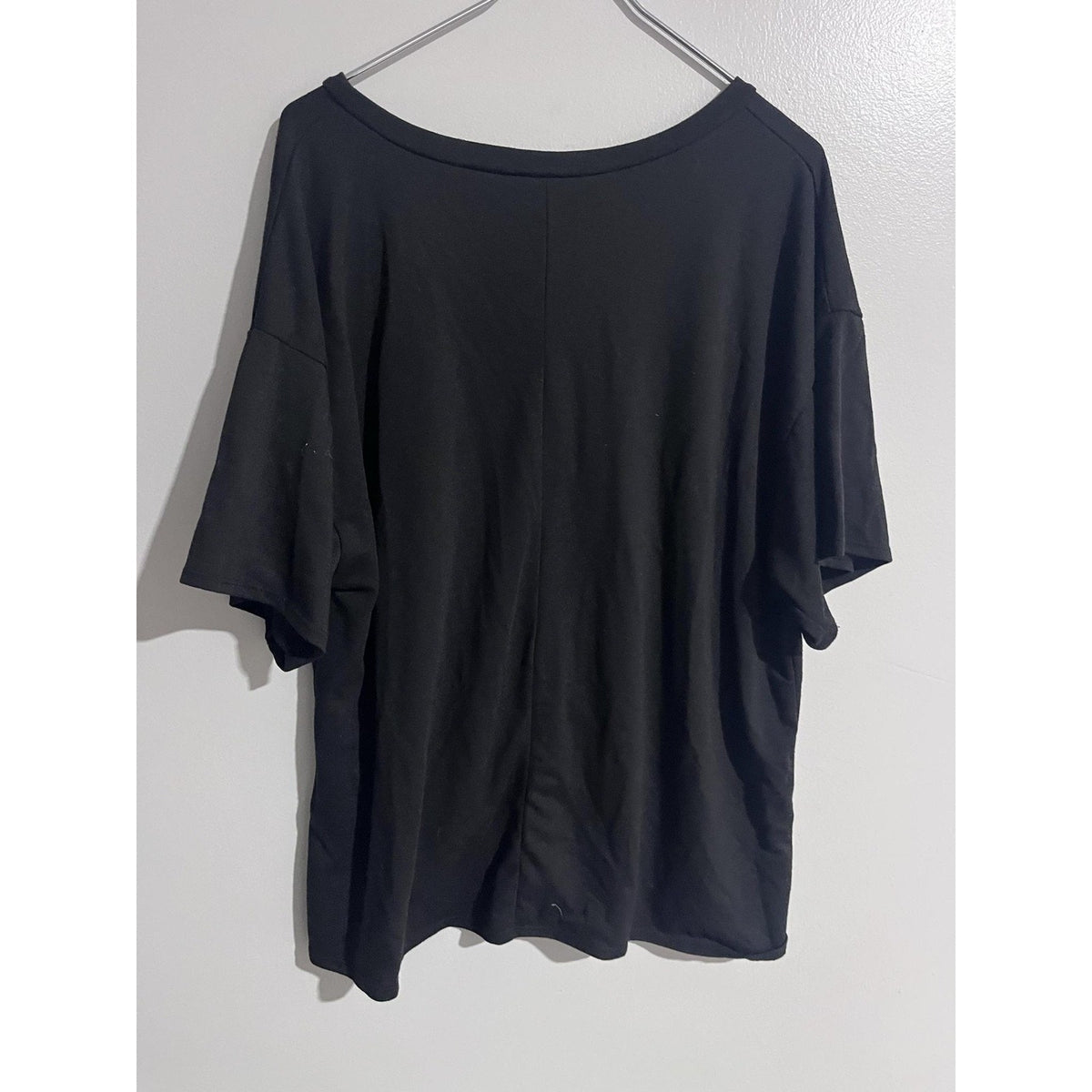 Sew In Love T-Shirt Womens 3XL Black Flared Sleeve Oversized Jersey Casual