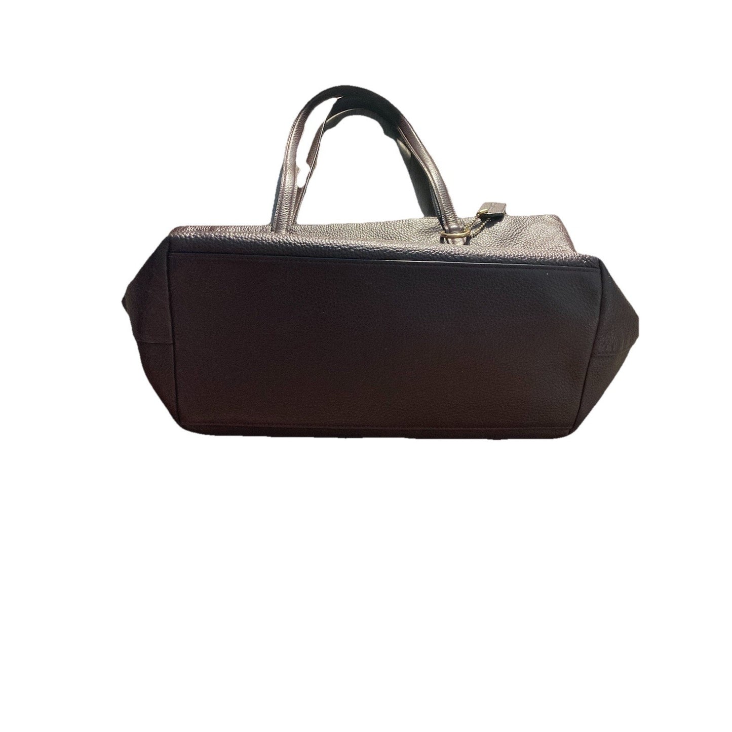 Coach F57526 Oxblood Crossgrain Leather City Zip Tote Shoulder Bag Burgundy