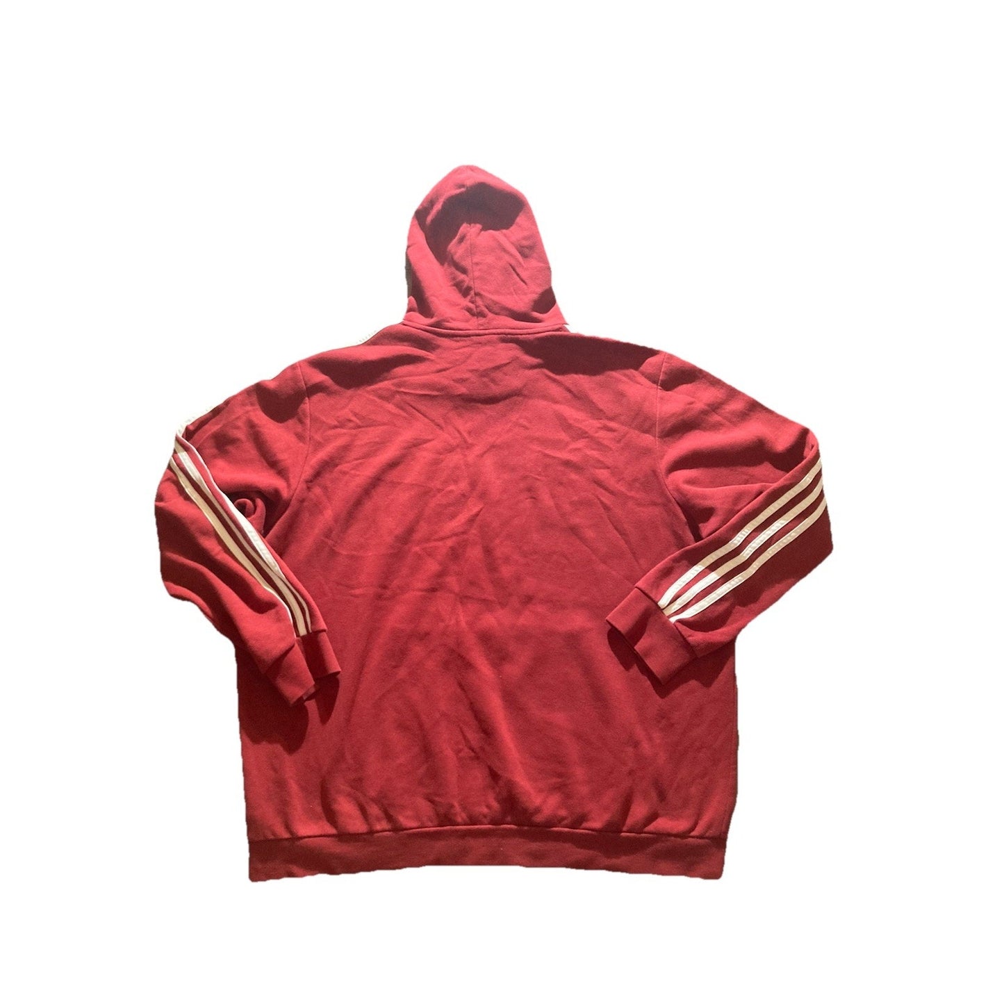 Adidas Athleisure Hoodie Dark Red Men’s Size XXL