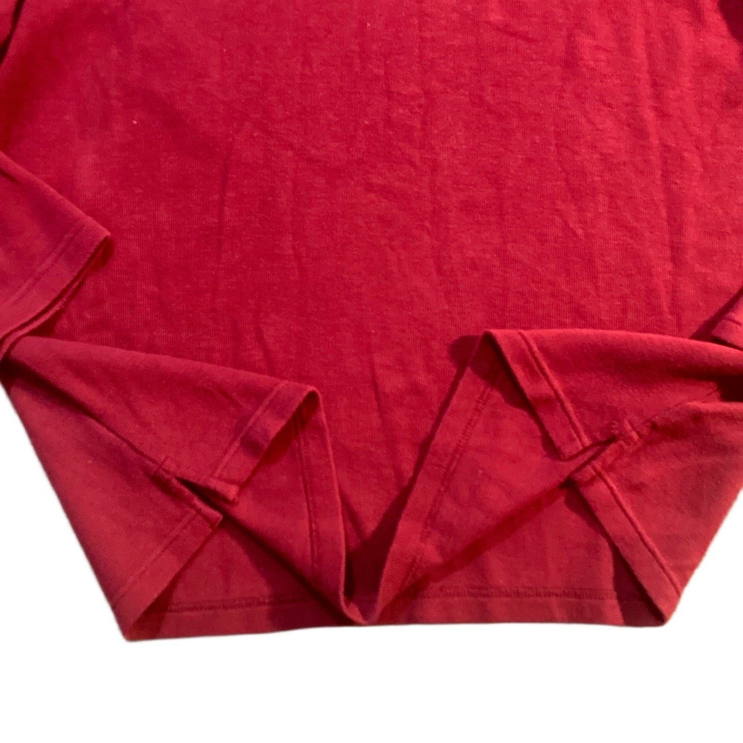 Joseph Abboud Mens XL Red Quarter-Zip Pullover Sweater Cotton Blend