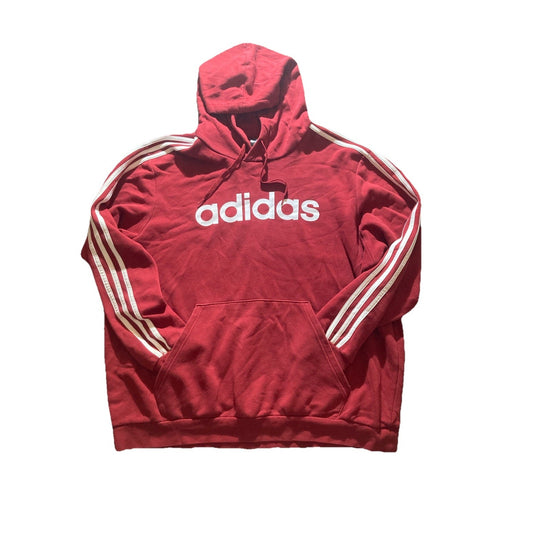 Adidas Athleisure Hoodie Dark Red Men’s Size XXL