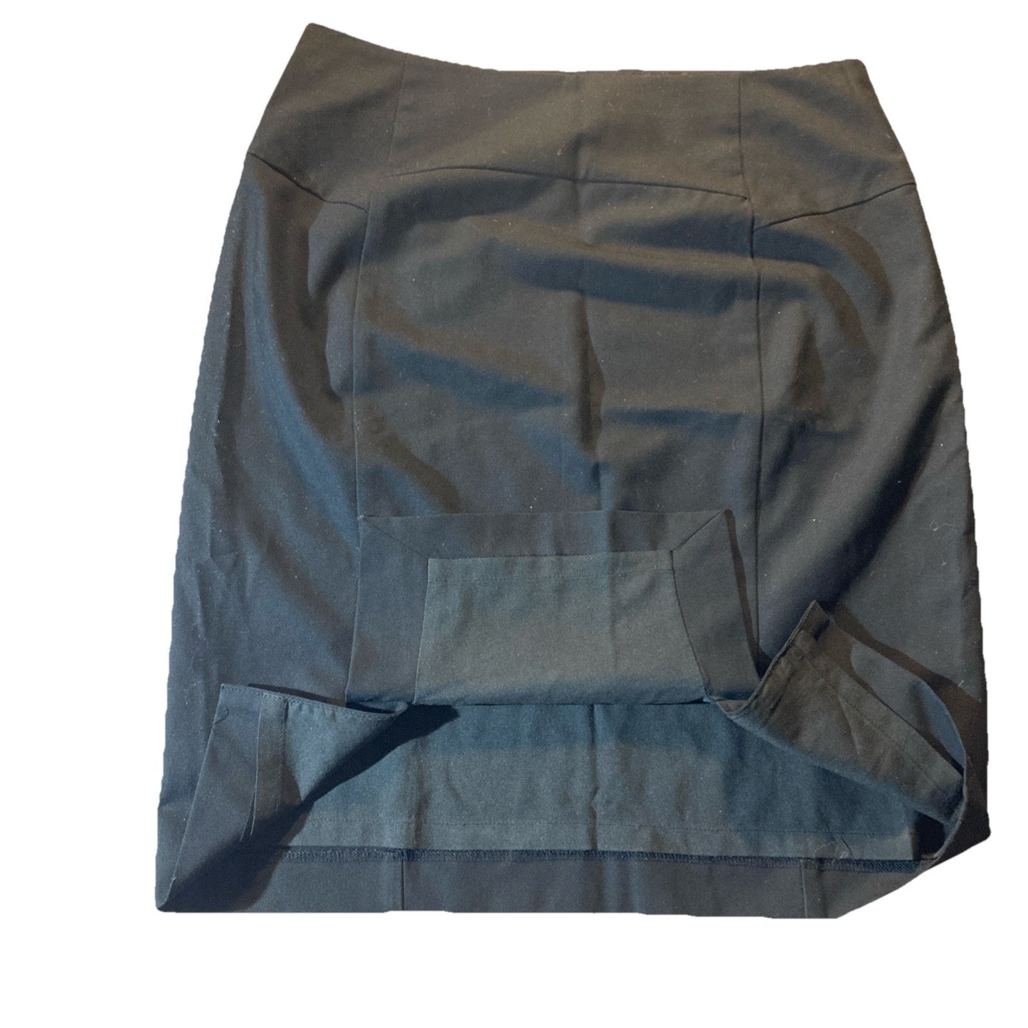 Y2K Librarian The Limited Skirt Size 2 Black Knee Length Pencil Lined Slit