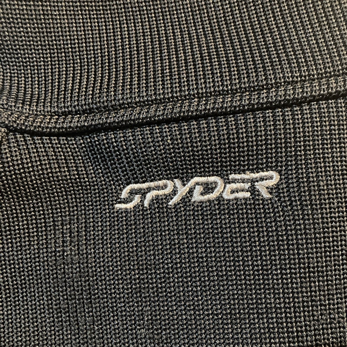 Spyder Athleisure Black Outbound Fleece Lined Quarter Zip Pullover Mens XXL