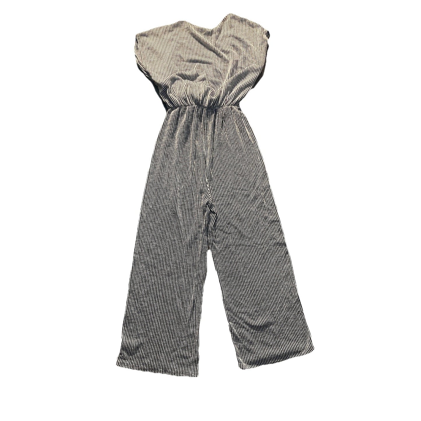 Striped Black And White Romper Pants Caution To The Wind Striped Jumper Women’s