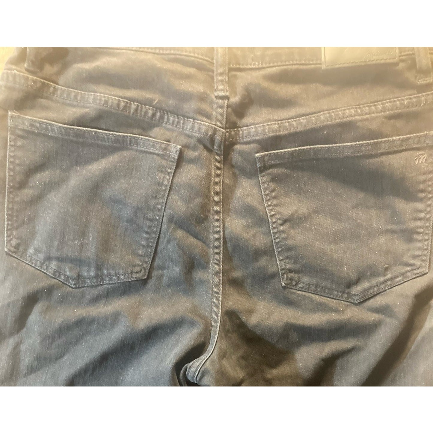 Madewell Women's Black 90’s Slim Wide Leg Crop Jeans Size 29