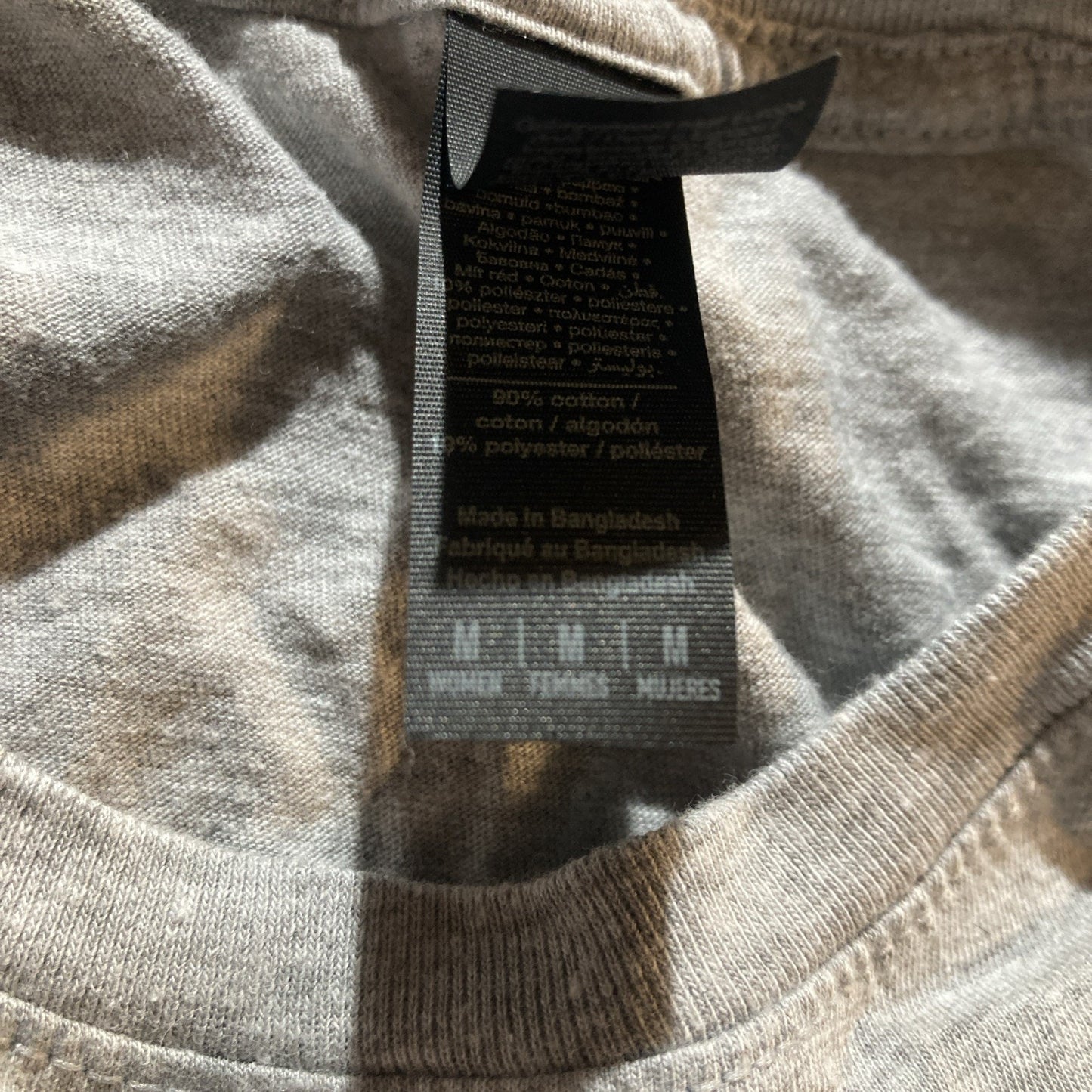 Gildan Softstyle Tennessee Flag Shirt Gray Faded Retro Size Medium
