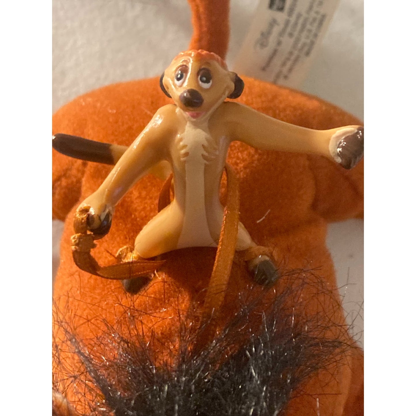Disney Hasbro 2002 Pumbaa Plush Timon Figure Lion King Stuffed Animal Riding