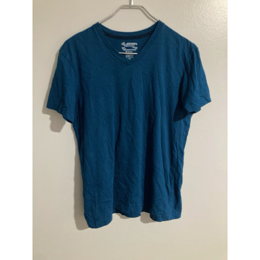Jockey Active Ultra Soft V-Neck Men's Size Medium T-Shirt Deep Blue Athleisure