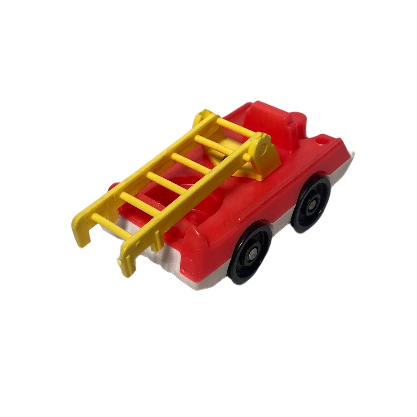 Vintage Red Plastic Fisher Price Little People Firetruck
