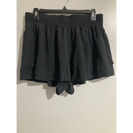 Lululemon Shorts Womens L Black Athletic Tennis Running Pockets Lined Stretch