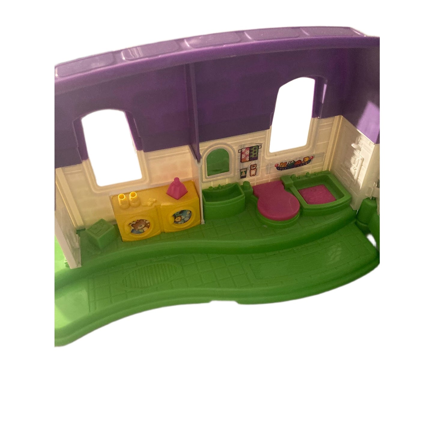 2008 Fisher Price House "Little People Happy Sounds Home" Purple-Tested WORKS
