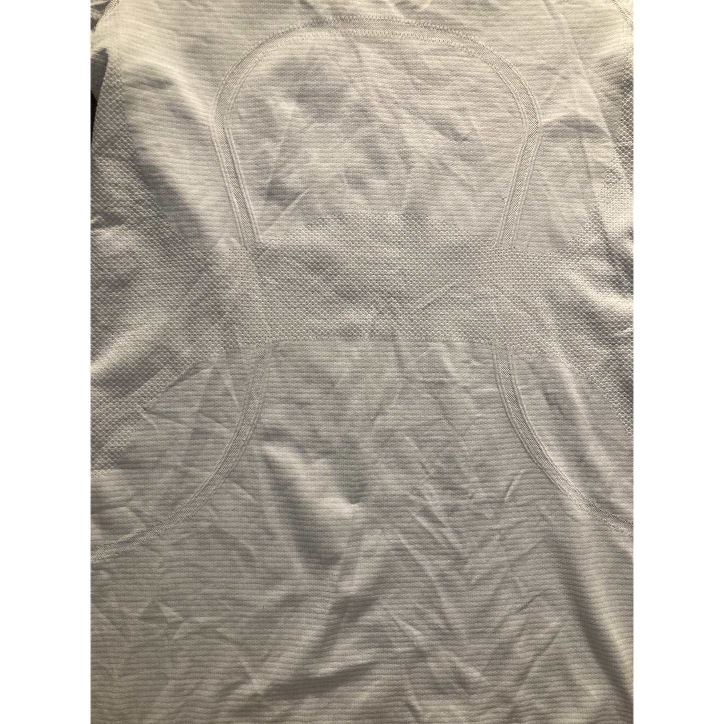 LULULEMON Women's EUC Swiftly Tech Short-Sleeve Light Gray White Size 8