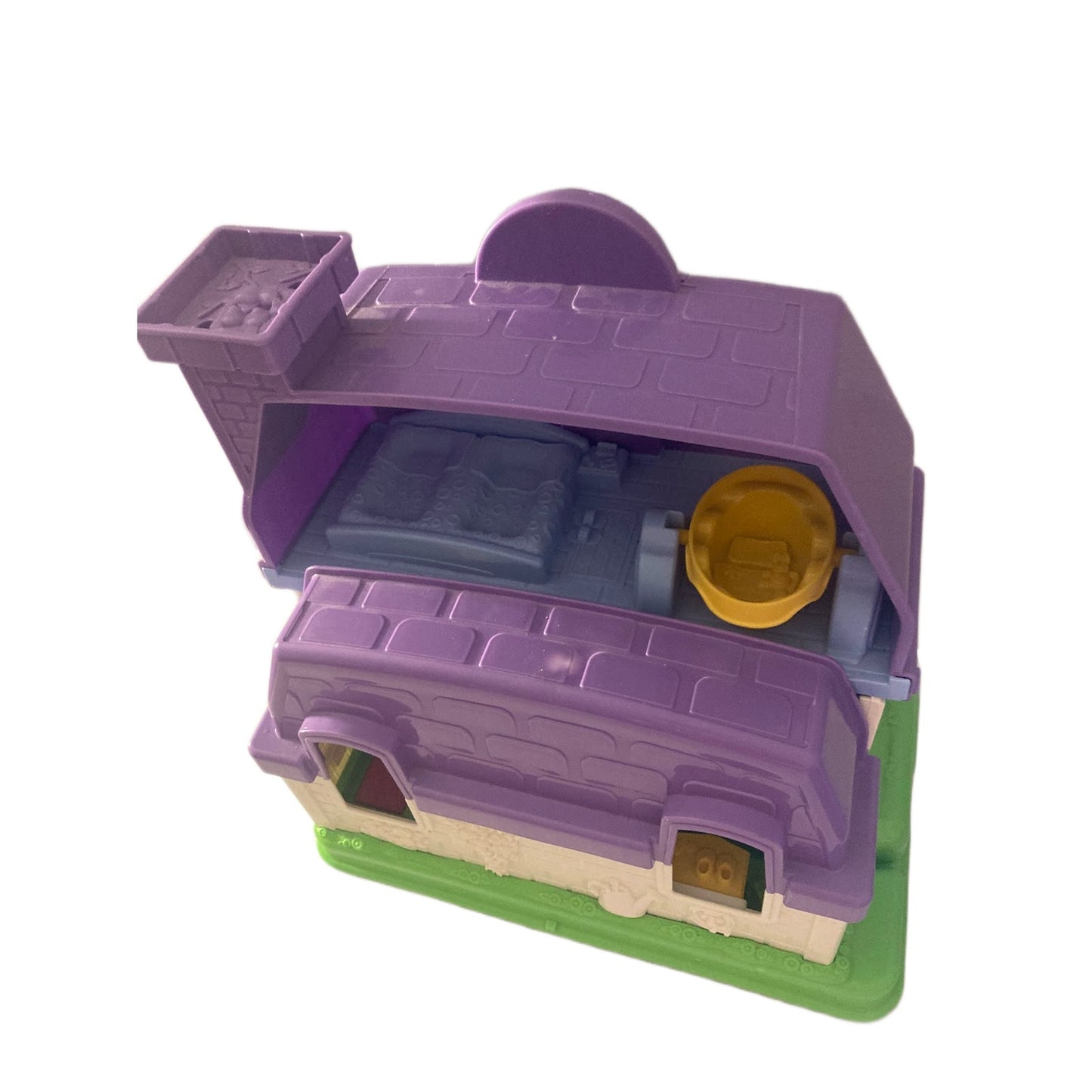2008 Fisher Price House "Little People Happy Sounds Home" Purple-Tested WORKS