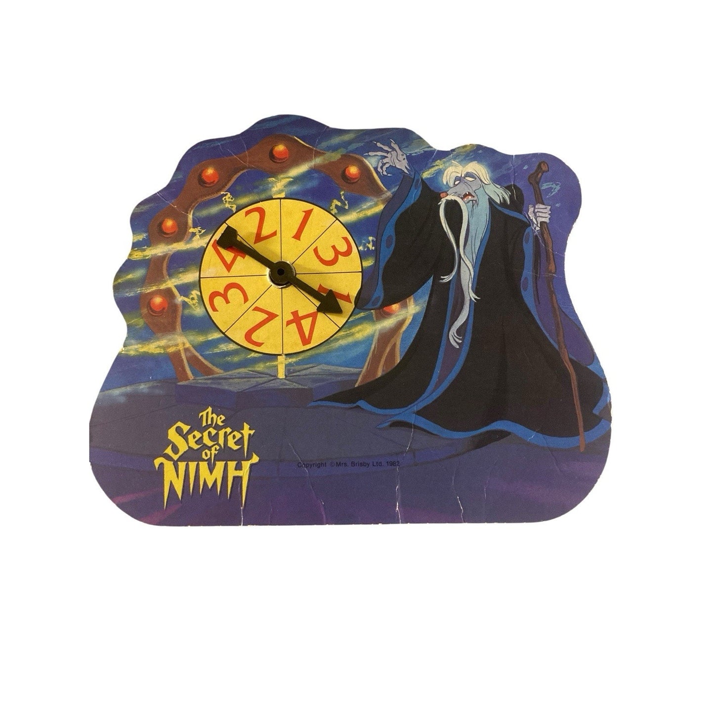 1982 The Secret of Nimh Board Game Whitman Vintage 100% Complete Mrs Brisby