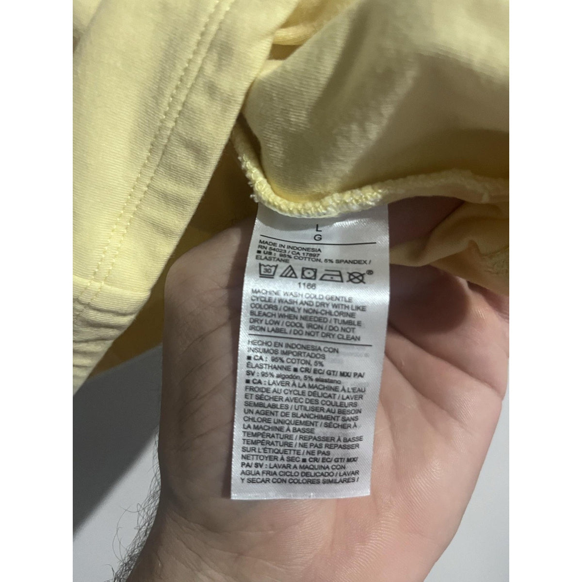 Old Navy Tank Womens L Yellow Basic Square Neck Stretch Tagless Jersey Casual