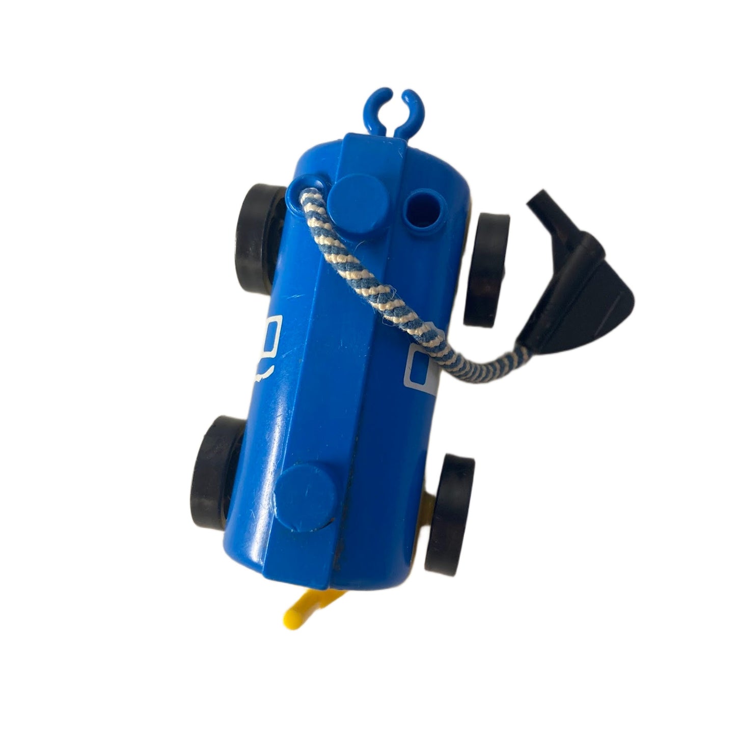 Vintage Fisher Price Little People BLUE FUEL TANKER TRUCK For TRAM AIRPORT