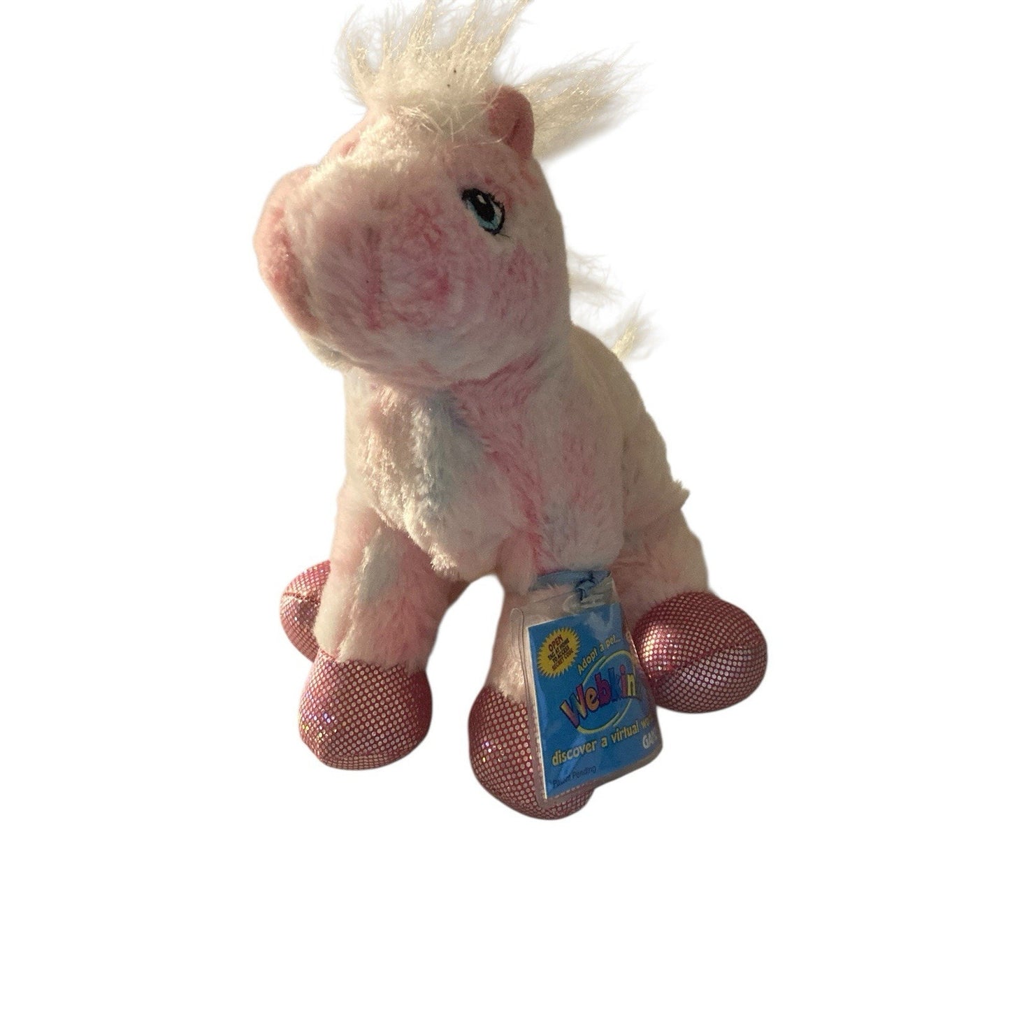 WEBKINZ “PINK PONY”WITH SEALED CODE ATTACHED HM117