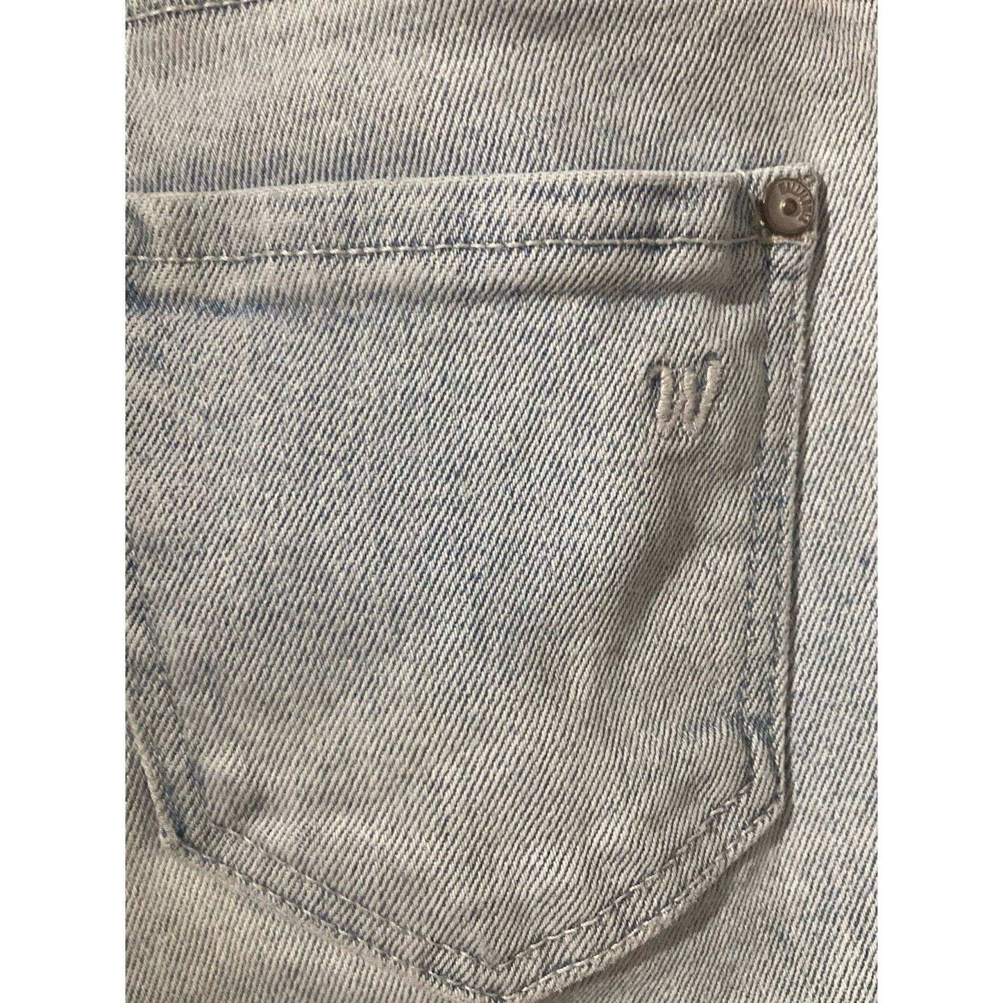 Wallflower Denim The Fearless Curvy Women’s Super High Rise Size 1 White Wash