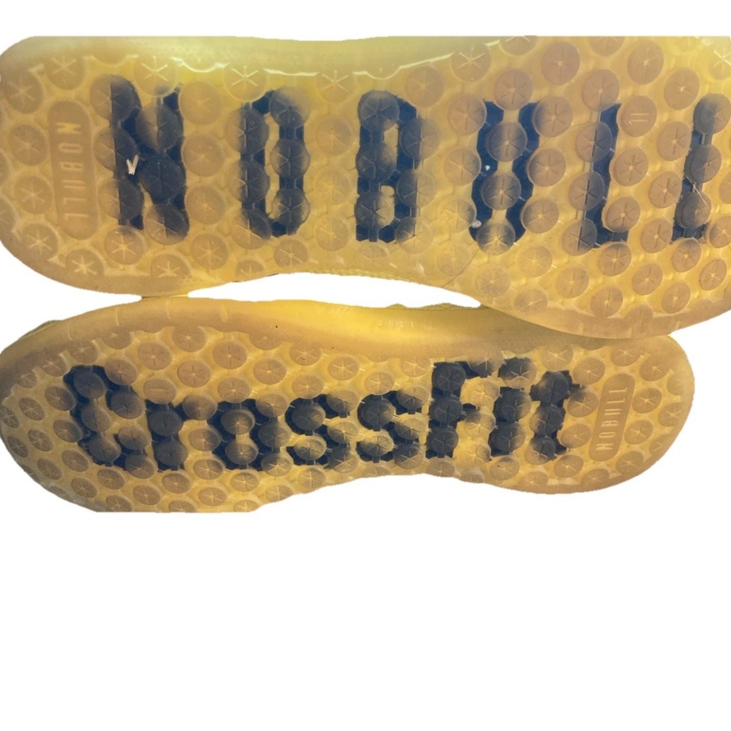 NOBULL Womens Size 7 Mens 5.5 Yellow SuperFabric Trainers Running Shoes Sneakers