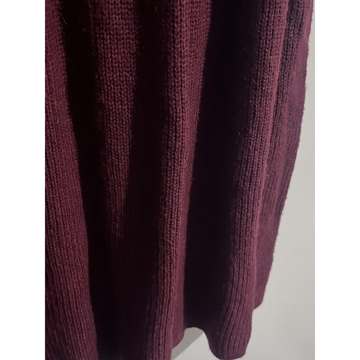 Dress Womens XL Purple Sweater Dress Fit & Flare Tank Midi Knit Stretch