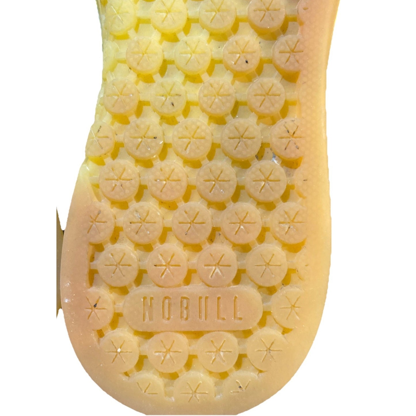 Nobull Gum Trainer Yellow Sole Unisex Gray Sneaker Mens 5 Womens 6.5 Shoe