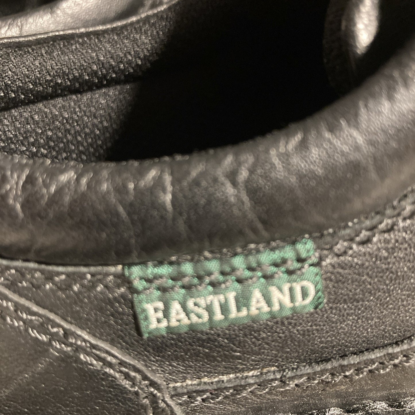 Eastland Plainview Womens Round Closed Toe Oxford Shoes, Black Sz 7M