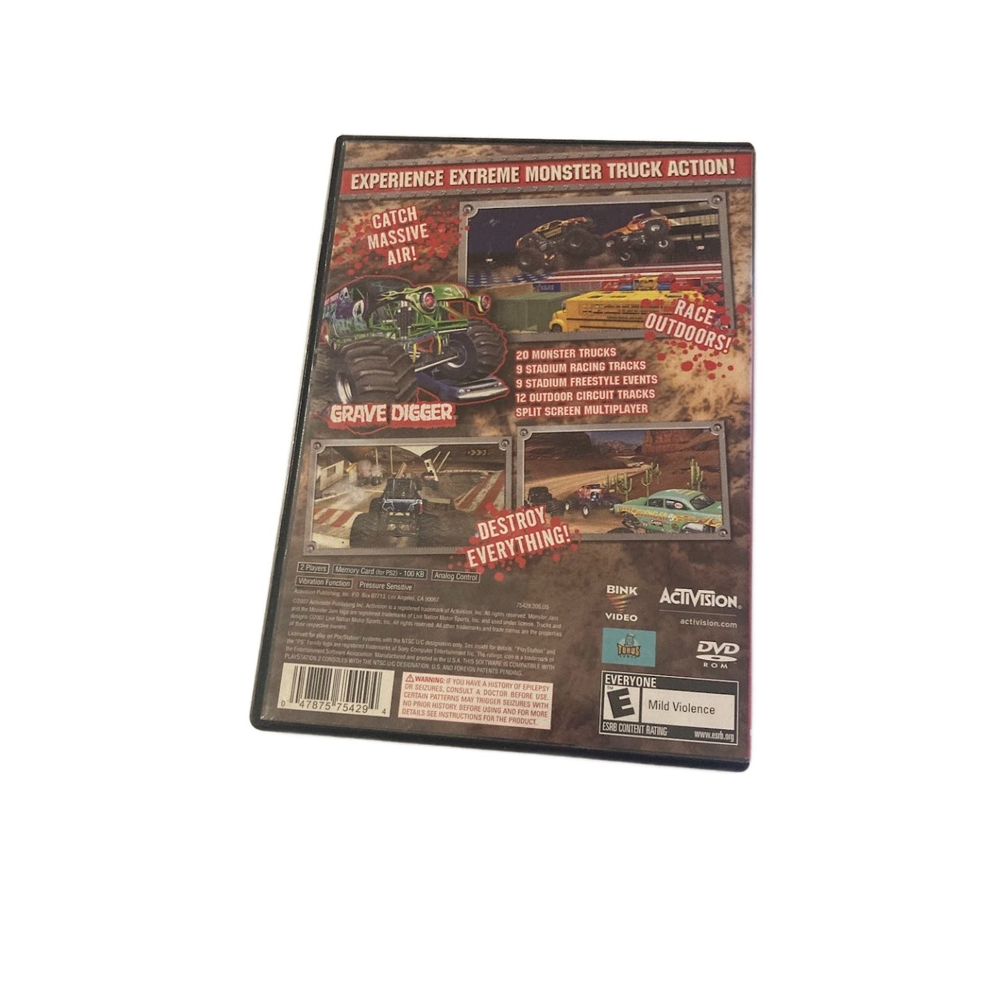 Monster Jam - PS2 (CIB) (BLACK LABEL)
