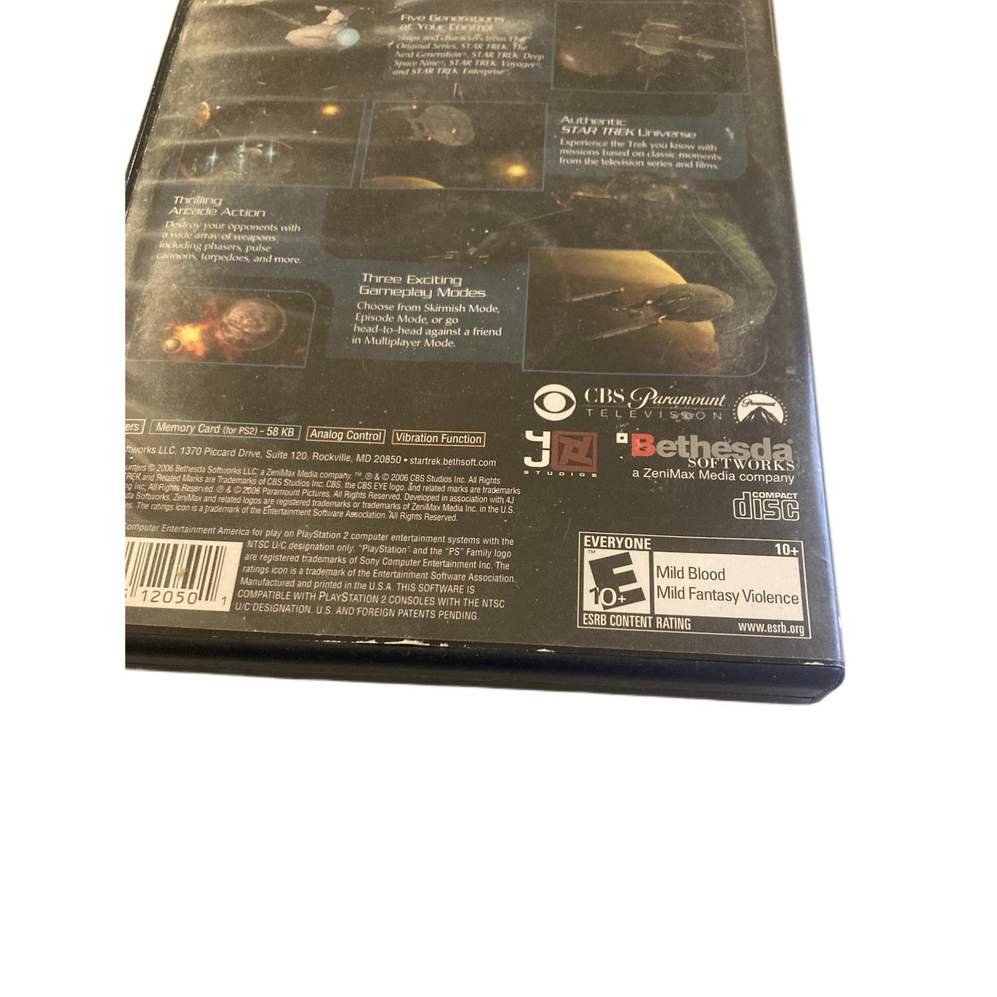 Star Trek Encounters (Sony Playstation 2 PS2, 2006) CIB COMPLETE