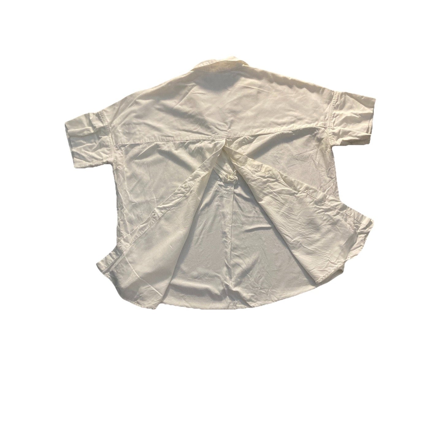 Madewell Women’s XS Collared White Courier Button Back Shirt