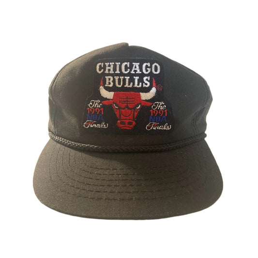 Rare Vintage Chicago Bulls 1991 NBA Snapback Hat Cap