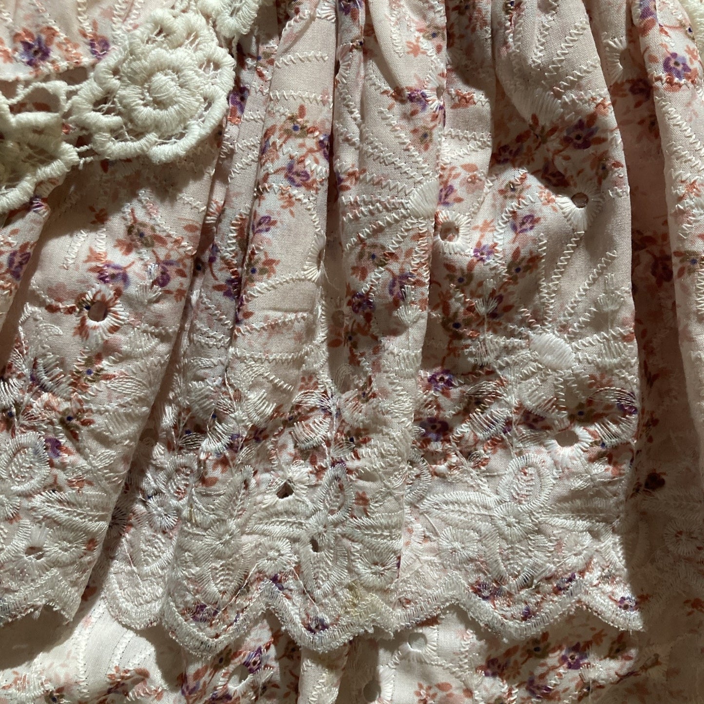 Pants Store Est. 1958 Smocked Rose Picnic Floral Mini Halter Dress Women’s M