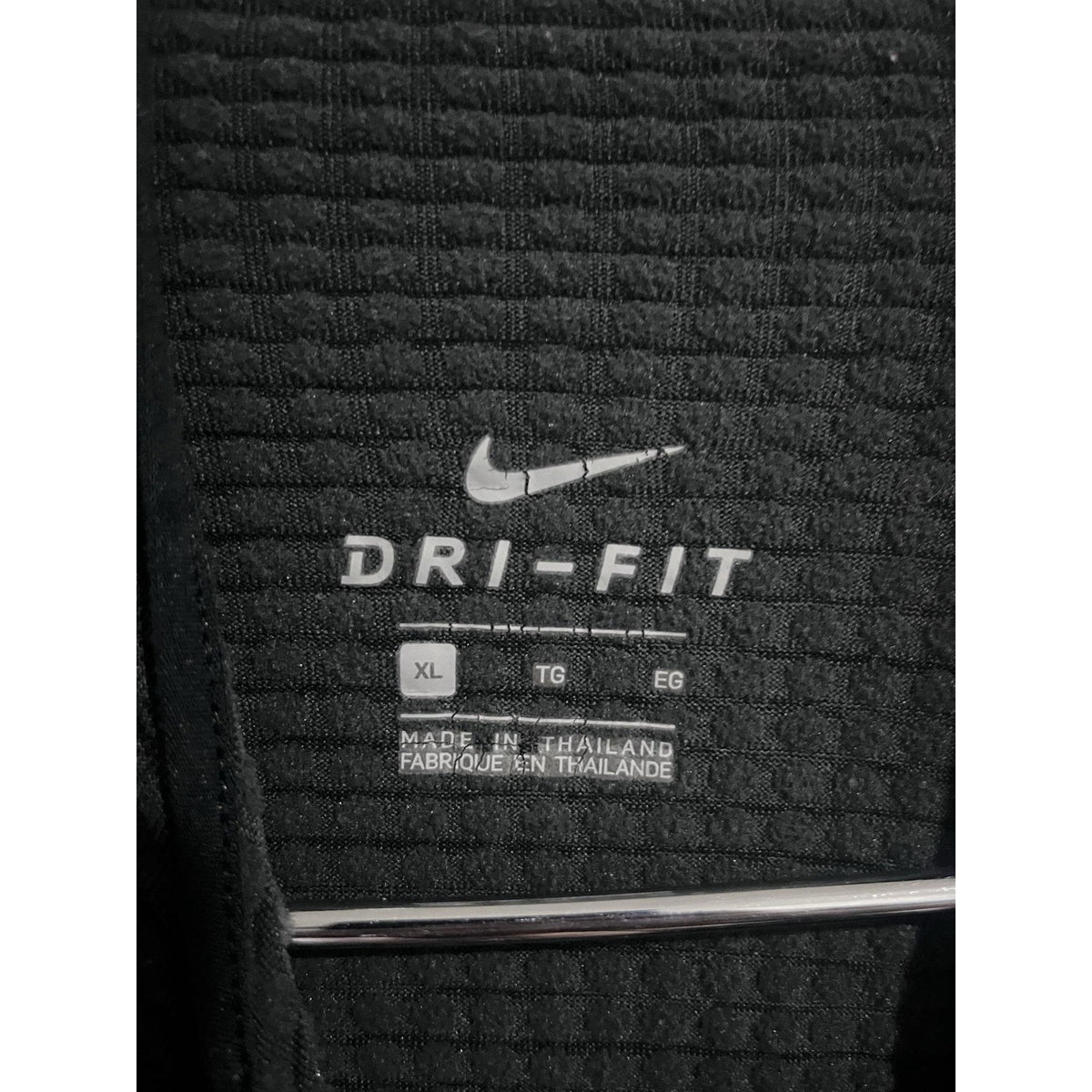 Nike Pullover Mens XL Gray Mock Neck 1/4 Zip Dri-FIT Reflective Pockets