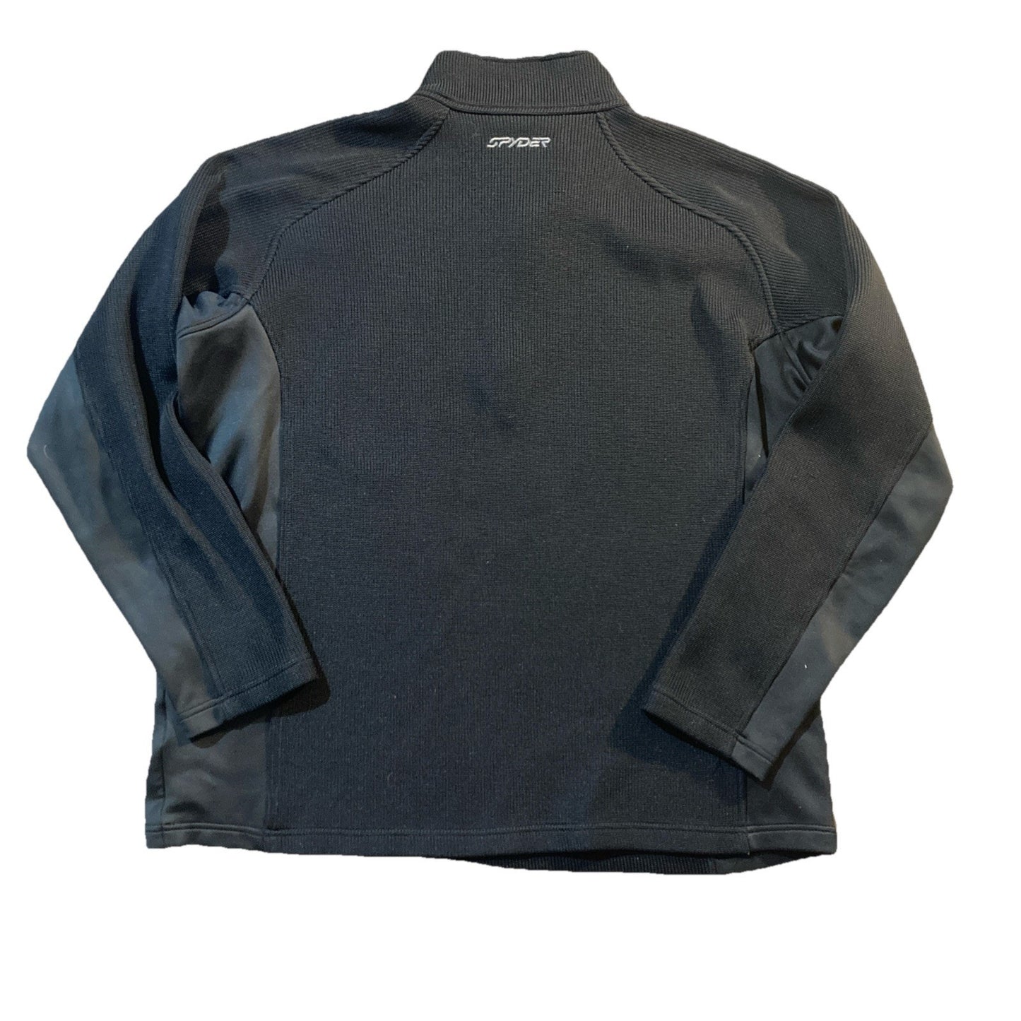 Spyder Athleisure Black Outbound Fleece Lined Quarter Zip Pullover Mens XXL
