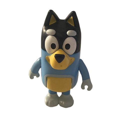 Bluey & Friends BANDIT 3" Figure, Action Figure Blue Heeler Dog Poseable