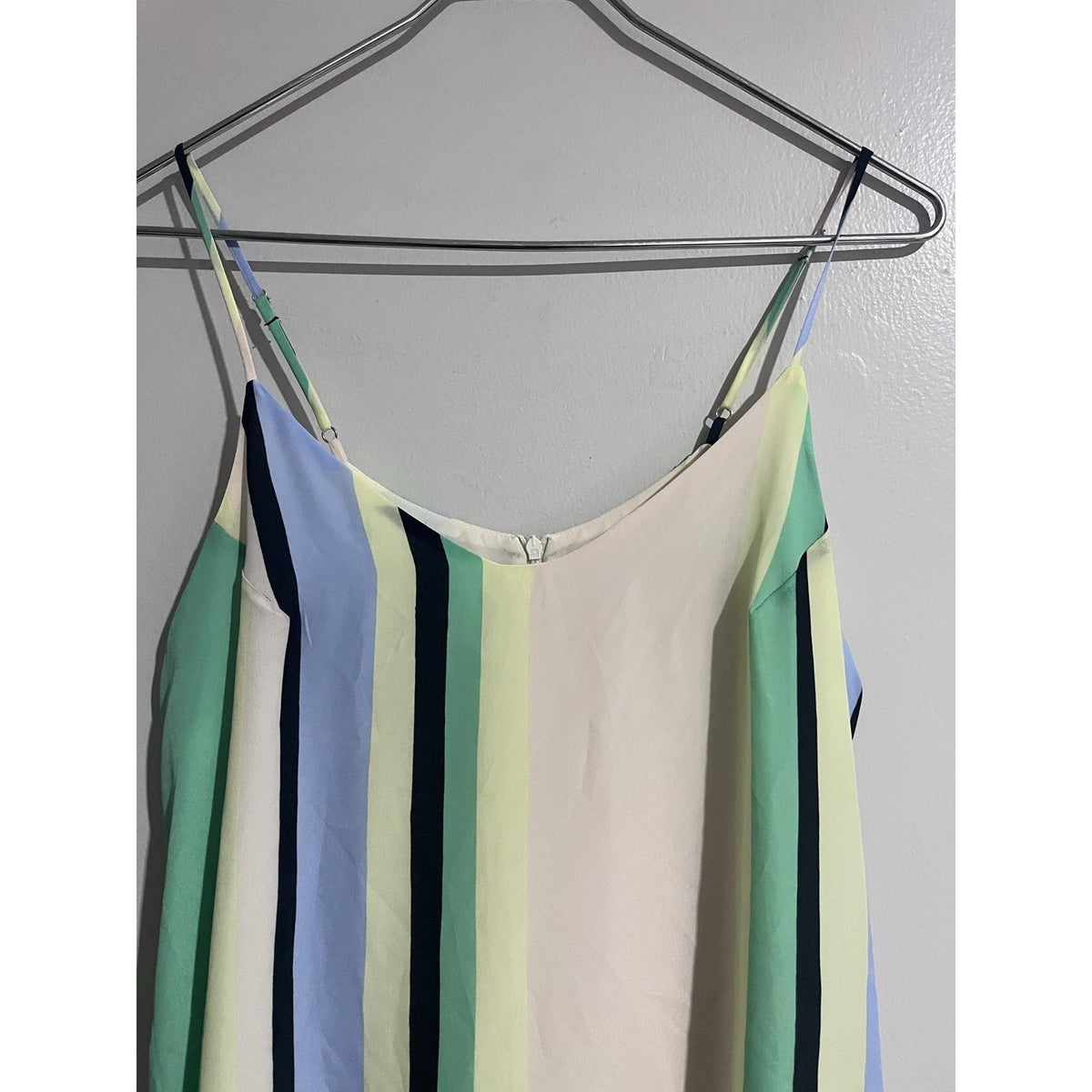 Charlie Jade Dress Womens S Multicolor Strappy Maxi Slip Dress Lined Chiffon
