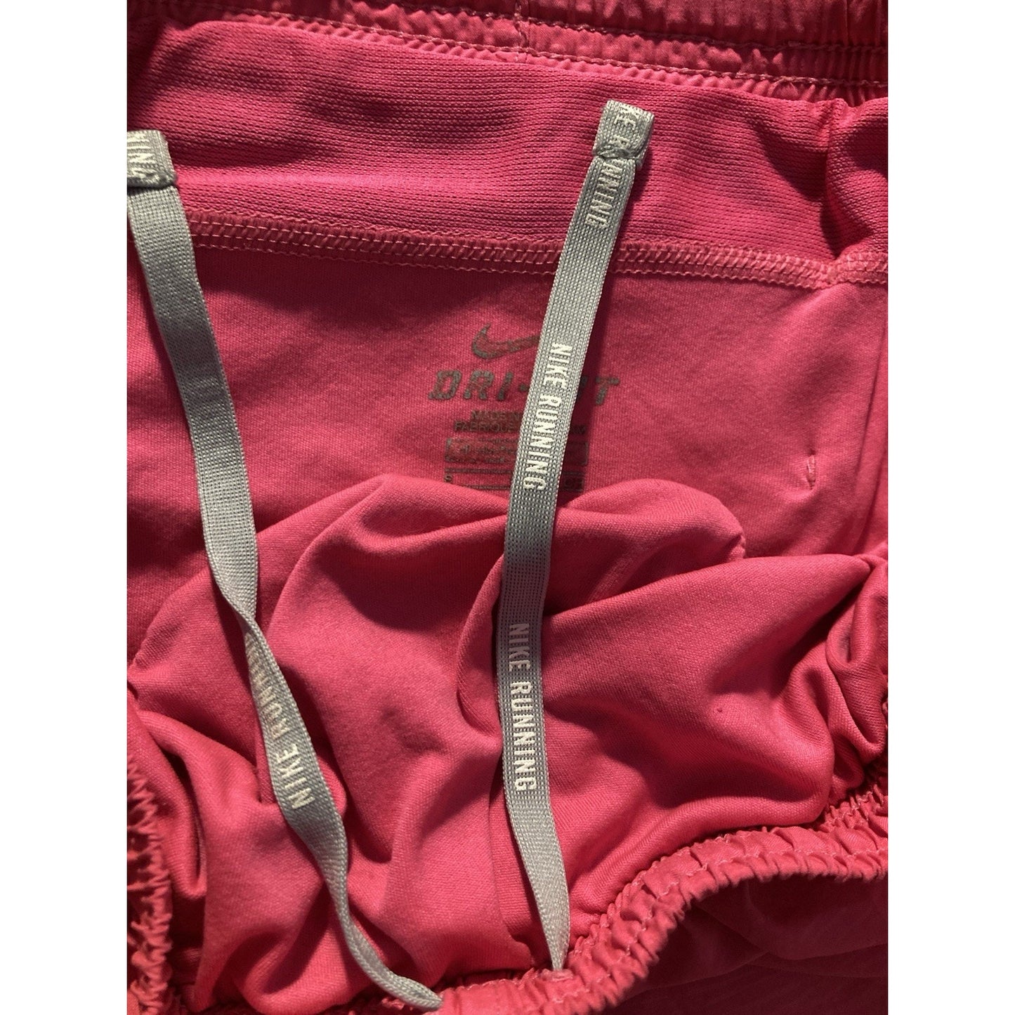 Nike Dri-FIT Women's Running Shorts Pink Athletic Gym Workout Athleisure Size S