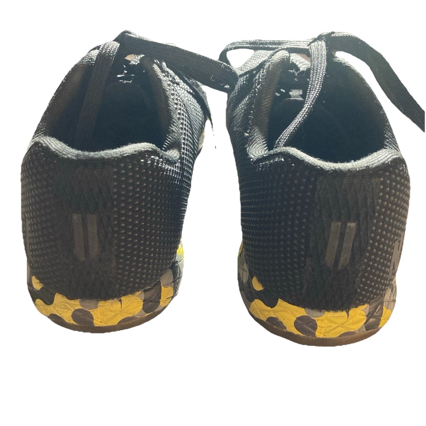 Nobull Superfabric Gun Trainer Shoes Sneakers Black Yellow Women’s 7 Men’s 5.5