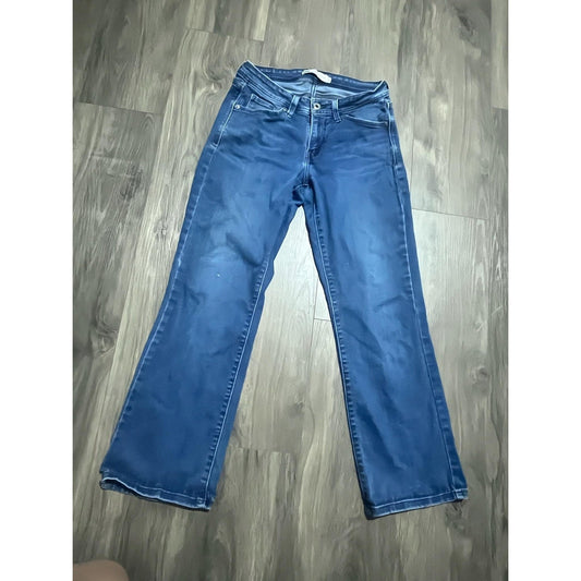 Levi's Jeans Womens 10 Blue Curvy Bootcut Mid Rise Stretch 28 Inseam Denim