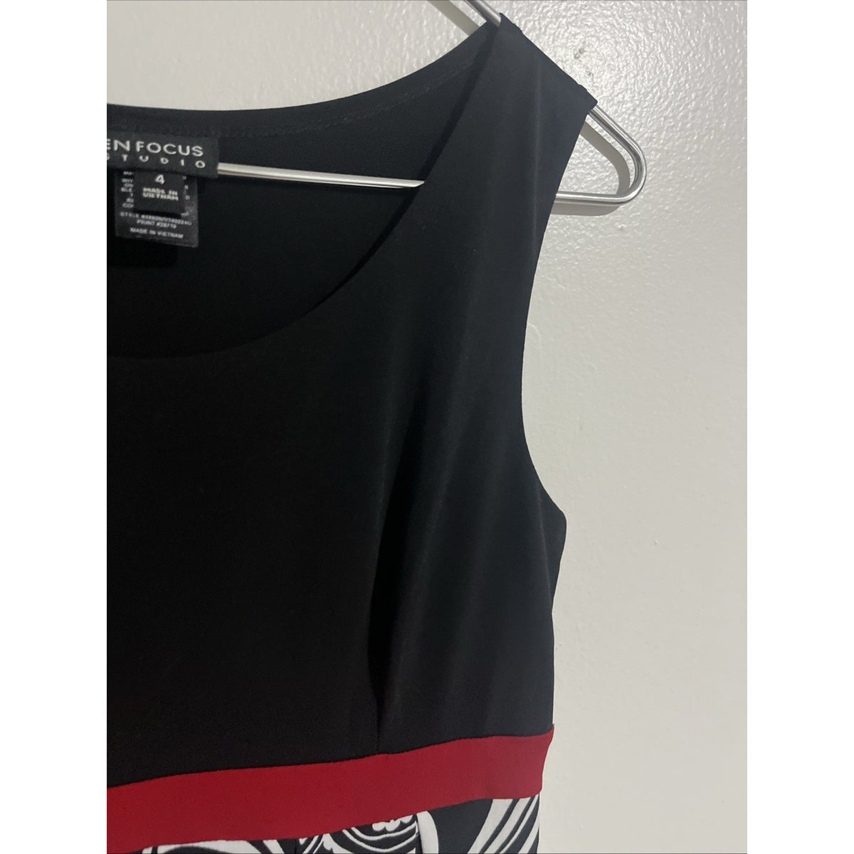 Y2K ENFOCUS STUDIO Floural Retro Chic Women's Sleeveless Dress Size 4