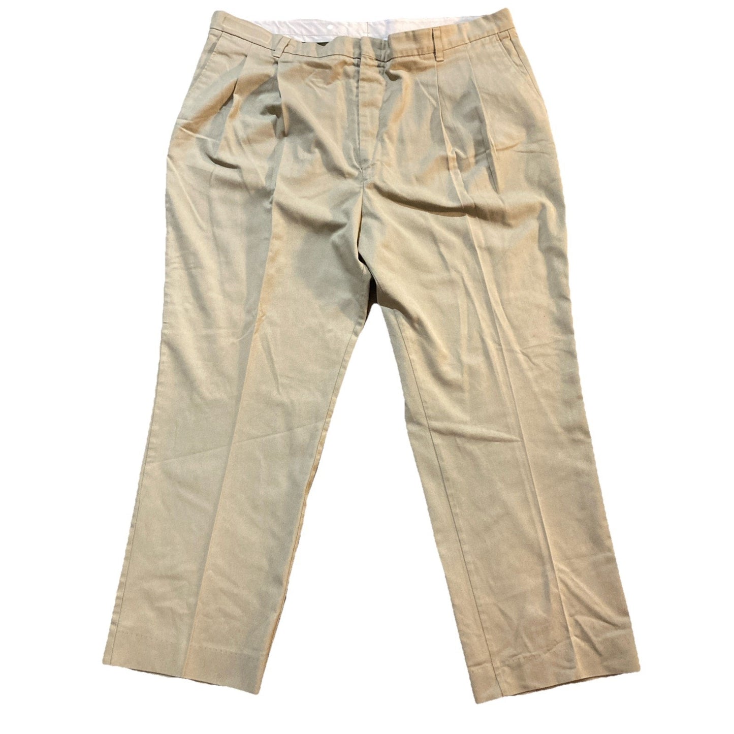 Grandpacore Workleisure Highland By Red Kap Pants 44 Beige Inseam Pleated VTG