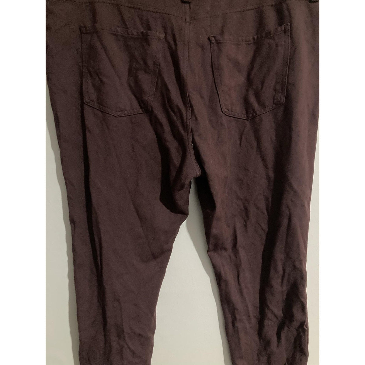 LC Lauren Conrad Pants Womens 1X Purple Jegging Skinny Stretch Knit Casual
