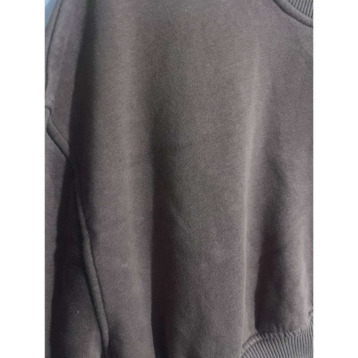 BP. Sweatshirt Teens S Brown Cropped Pullover Crew Neck Fleece Relaxed Casual