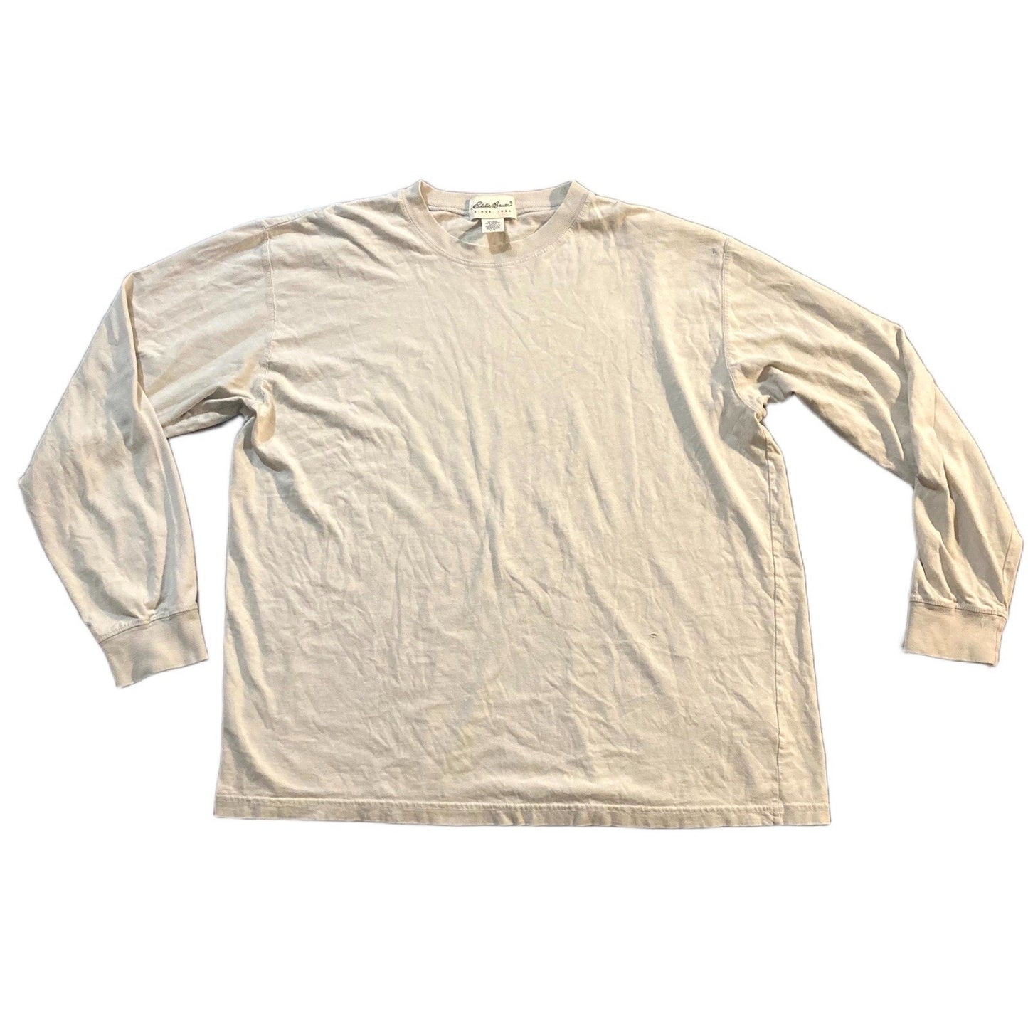 Vintage Eddie Bauer Long Sleeve Shirt Large 100% Cotton Made In USA 90s Y2K