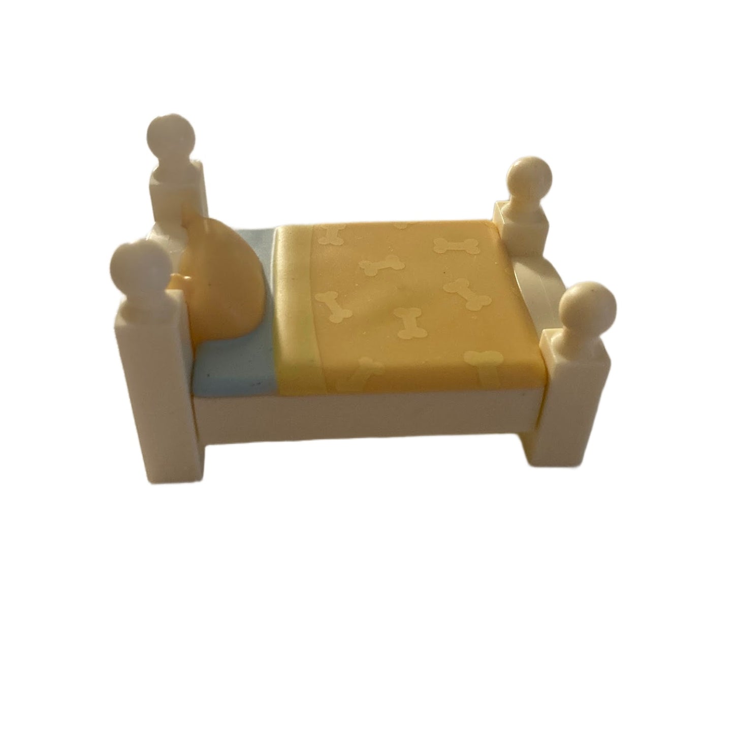 Bluey Family & Friends Action Figure Accessories Bedroom YELLOW BED Replacement