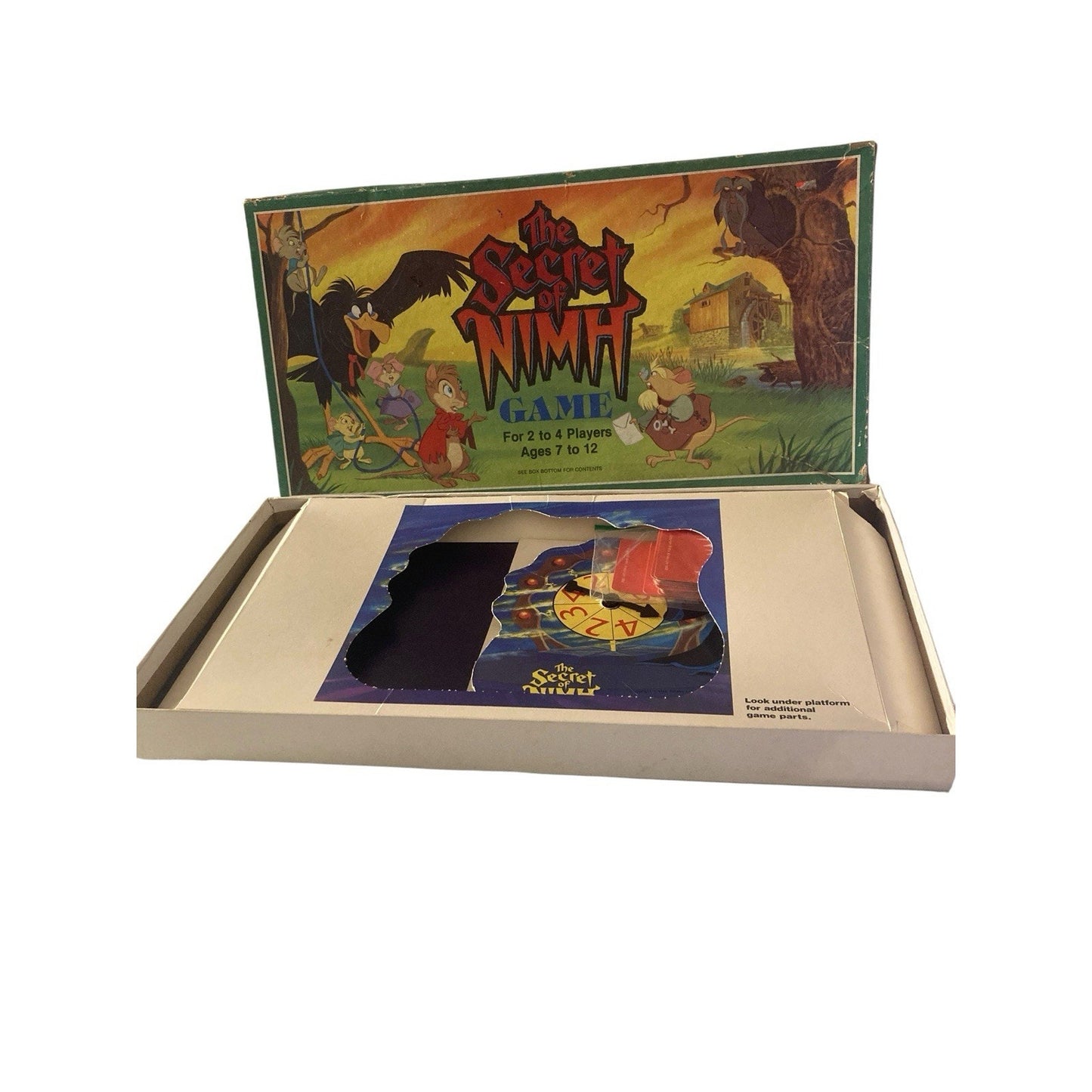 1982 The Secret of Nimh Board Game Whitman Vintage 100% Complete Mrs Brisby