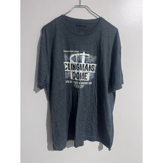 Clingmans Dome Great Smoky Mountains Tennessee T-Shirt Dark Gray SIZE 2XL