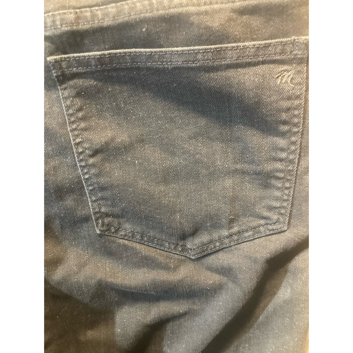 Madewell Women's Black 90’s Slim Wide Leg Crop Jeans Size 29