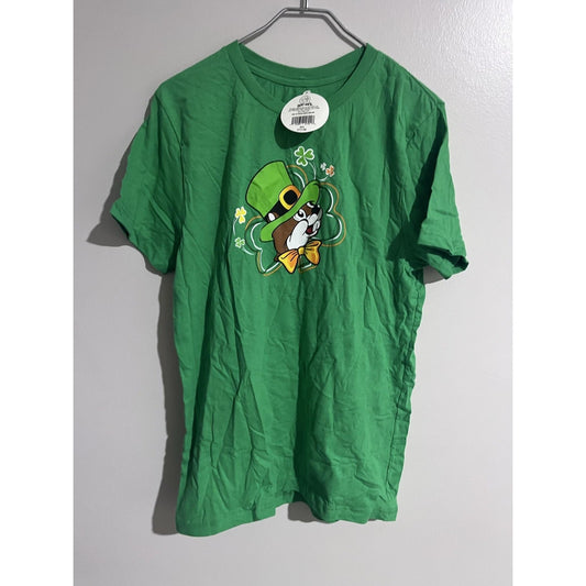 Buc-ee's Shirt Mens M Green Short Sleeve Graphic Buc-ee's Beaver St Patrick's